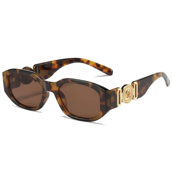 Gafas de Sol Elegantes Vintage- Detalle Dorado y Lentes UV400 1