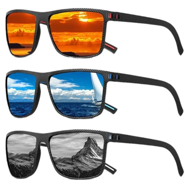 Gafas de Sol Rectangulares con Diseño Ligero – Estilo Sutil y Actual para el Día a Día UV400 2