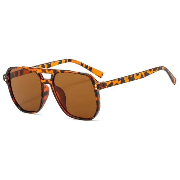 Gafas de Sol Geométricas con Montura Gruesa y Lentes Degradadas UV400 7