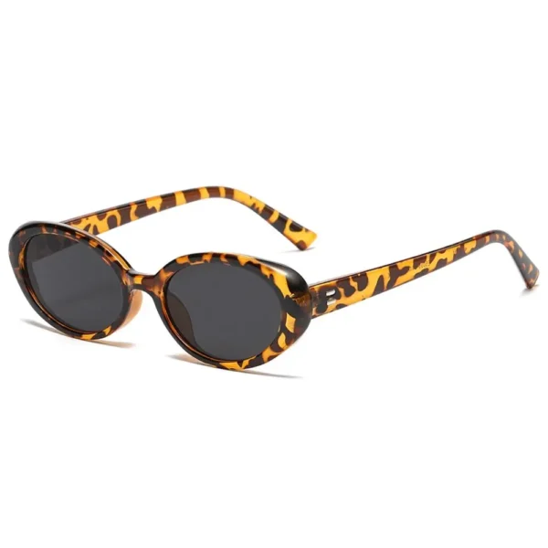 Gafas de Sol Retro Años 60 - Ovaladas Doradas UV400 3