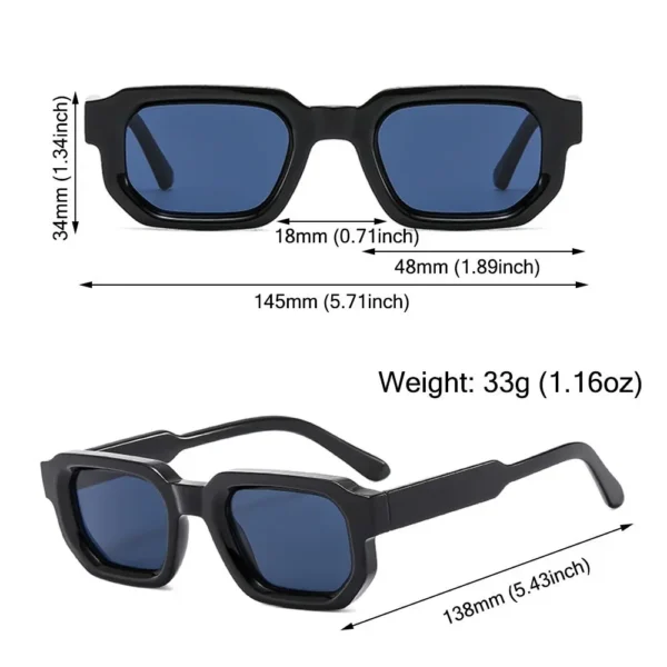 Gafas de Sol Elegantes con Montura Estilo Mariposa UV400 2