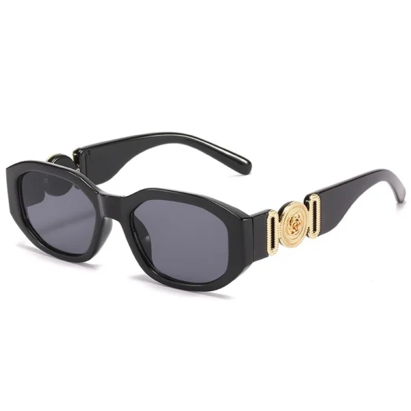 Gafas de Sol Elegantes Vintage- Detalle Dorado y Lentes UV400 2