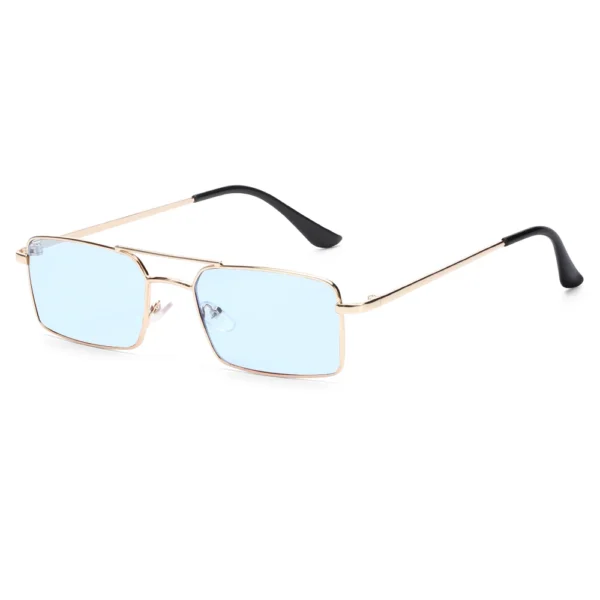 Gafas de Sol Rectangulares Unisex Retro - Lentes Oceánicas UV400 11