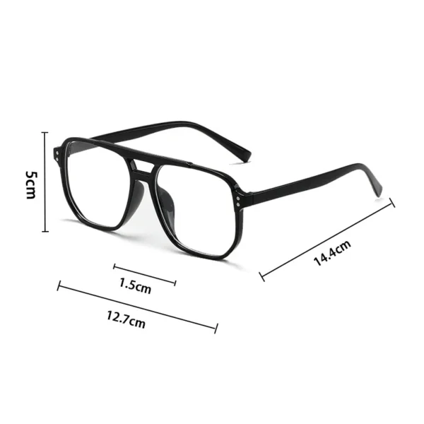 Gafas De Sol cuadradas unisex poligonales Retro 2
