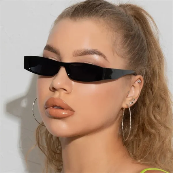 Gafas de Sol Rectangulares con Montura Moderna – Estilo Urbano y Diseño Vanguardista. UV400 11