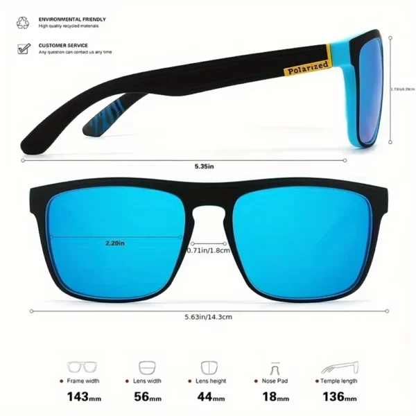 Gafas de Sol Deportivas para Hombre – Polarizadas con Diseño Moderno. UV400 2