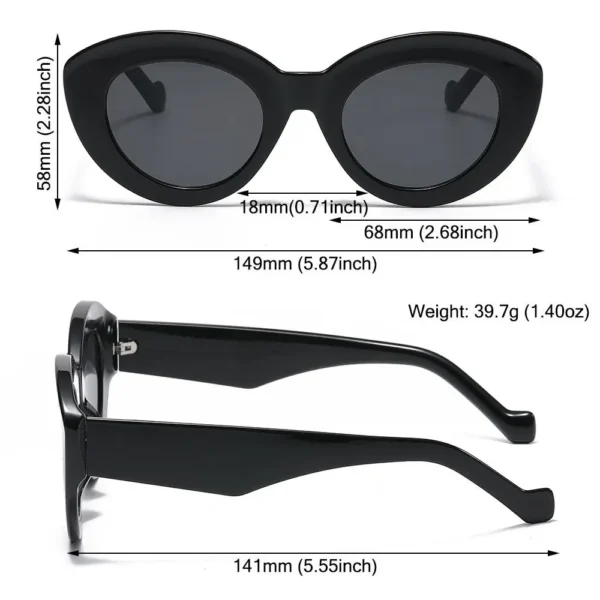 Gafas de Sol Ovaladas con Lente Única Tipo Máscara y Protección UV400 1