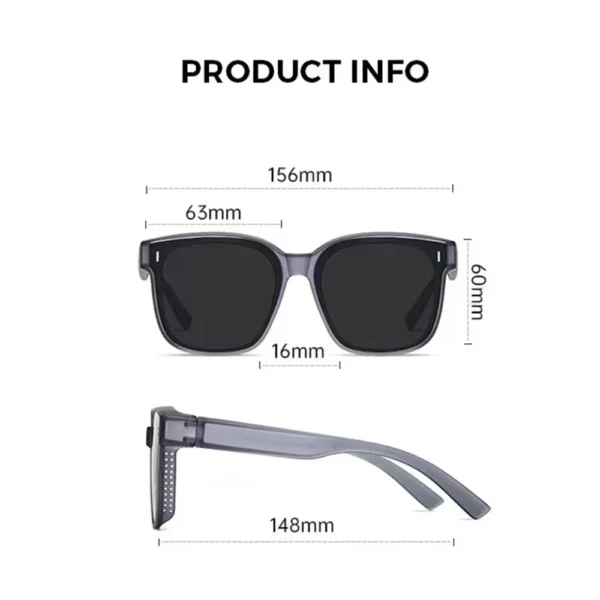 Gafas de Sol Polarizadas Oversize – Modernidad y Protección UV400 7