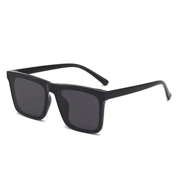 Gafas de sol Retro Vintage con montura cuadrada para mujer, gafas de sol negras de diseñador de marca para hombre, gafas de protección UV400 3