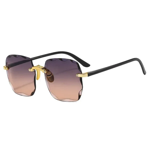 Gafas de Sol Sin Montura Cuadradas - Estilo Pasarela UV400 4