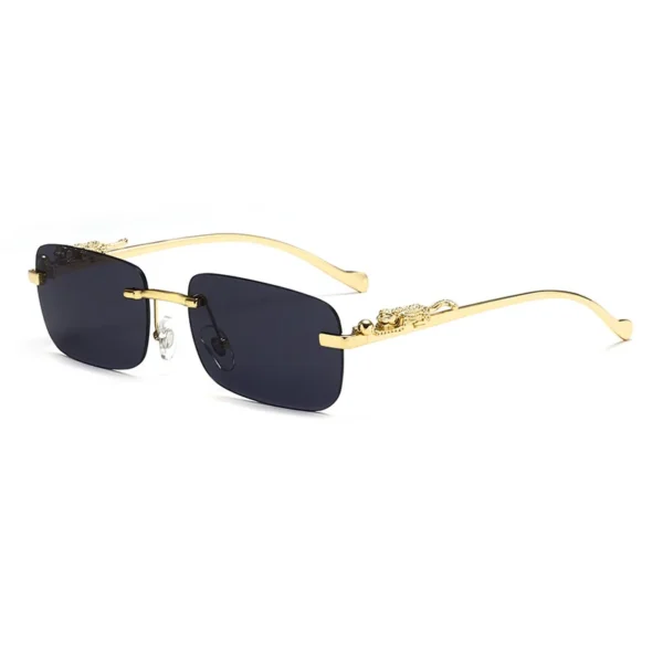 Gafas de Sol Retro Vintage - Detalle leopardo dorado. Protección UV400 7