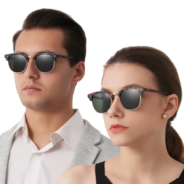 Gafas de Sol Estilo Browline Clásicas | Diseño con Lentes UV400 1