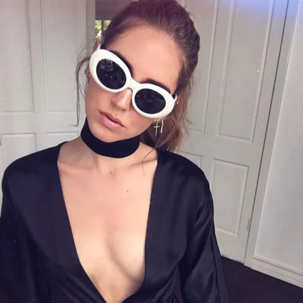 Gafas de Sol Ovaladas Retro Estilo Clout 2025 | Diseño Vintage de Moda con Lentes UV400 1
