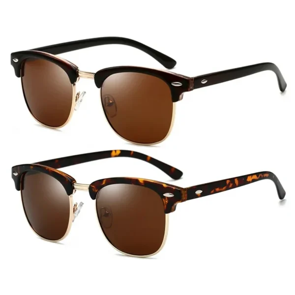 Gafas de Sol Estilo Browline Clásicas | Diseño con Lentes UV400 4