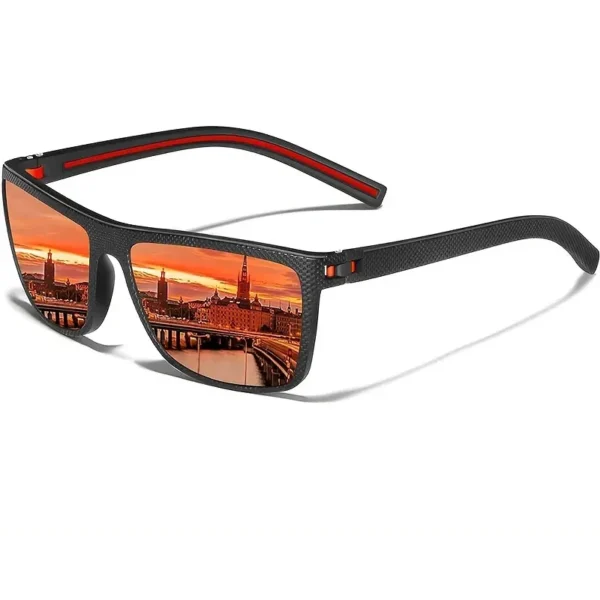Gafas de Sol Polarizadas Cuadradas con Montura Ligera | Protección UV400 2