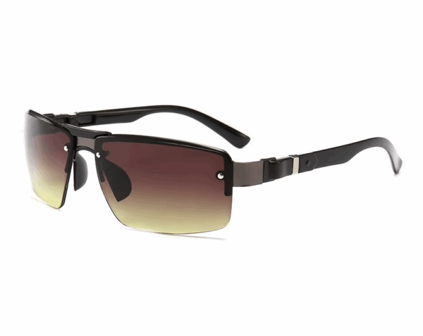 Gafas de Sol Rectangulares de Metal Estilo Vintage | UV400 4