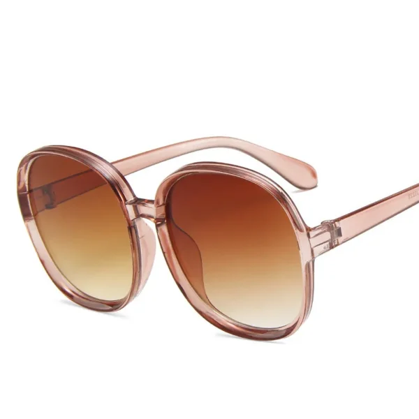 Gafas de Sol Redondas Oversize Vintage | Lentes Degradadas UV400 5