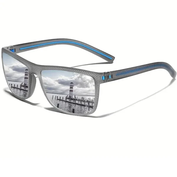 Gafas de Sol Polarizadas Cuadradas con Montura Ligera | Protección UV400 3