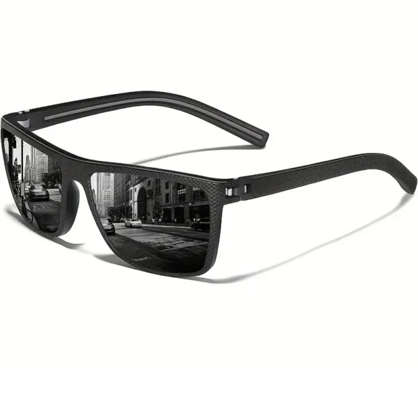 Gafas de Sol Polarizadas Cuadradas con Montura Ligera | Protección UV400 6